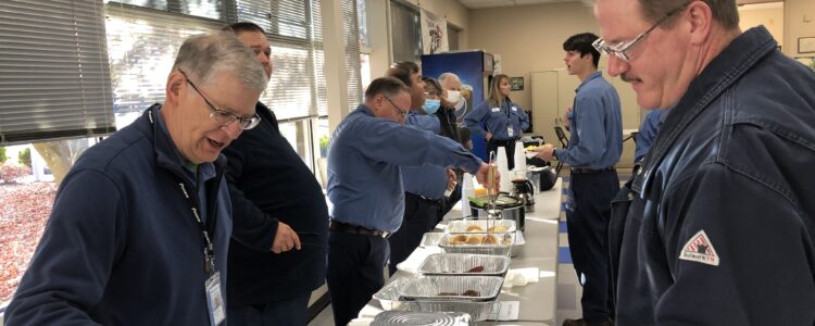 Managers Honor Employees With Appreciation Breakfast